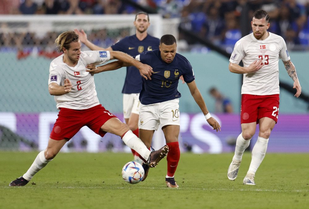 法国队绝杀丹麦队，马琳统治全场