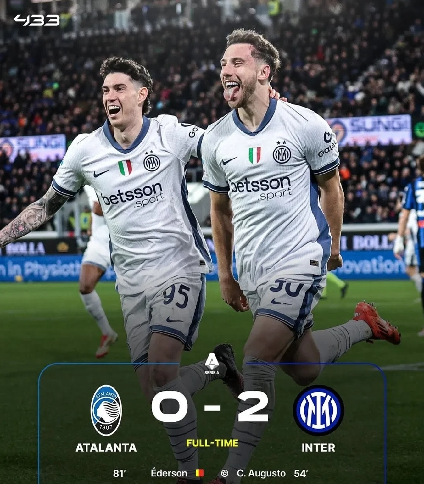 国际米兰完胜奥地利，若日尼奥扛起全队